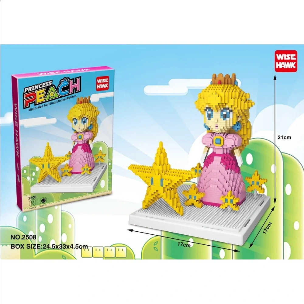 ๐HP๐ Nintendo Princess Peach Nano Blocks Set - Picture 3 of 3